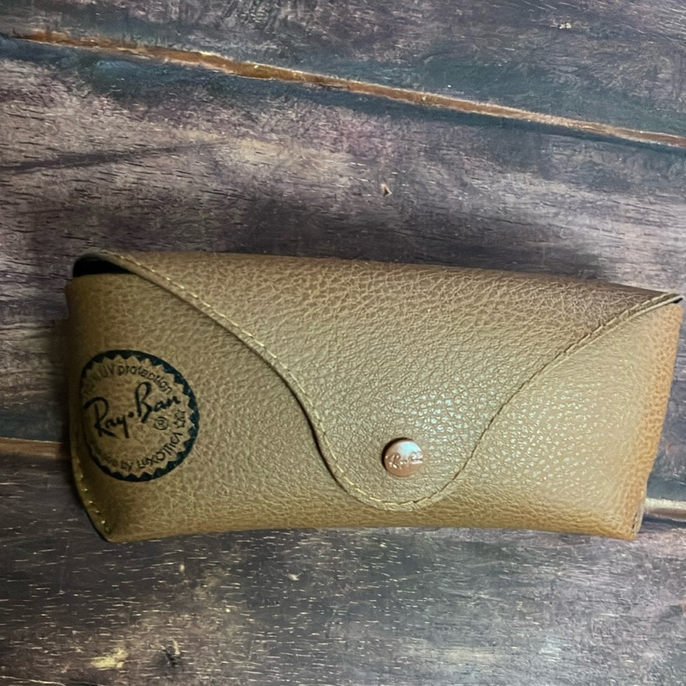 Ray-Ban Brown Leather Case